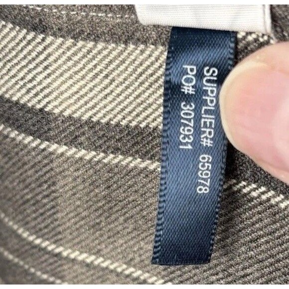 Ralph Lauren Men Large long Sleeve Shirt Flannel Brown Plaid Classic Fit Pony - Picture 6 of 9